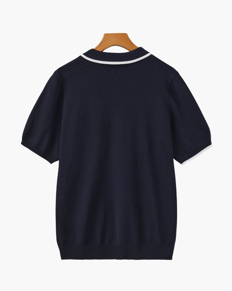 Monaco Edge Polo - Iron & Oak