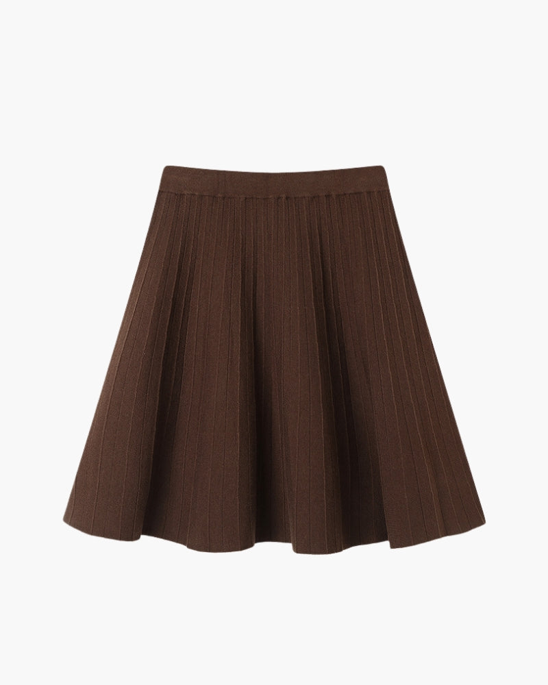Oxford Pleated Wool Mini - Iron & Oak