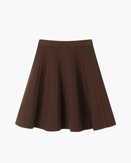 Oxford Pleated Wool Mini - Iron & Oak