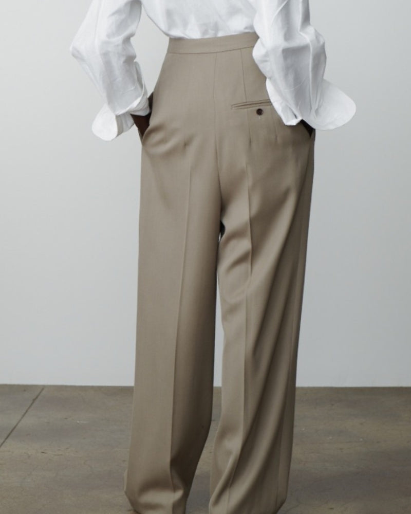 Woolen Oversized Pantalon - Iron & Oak