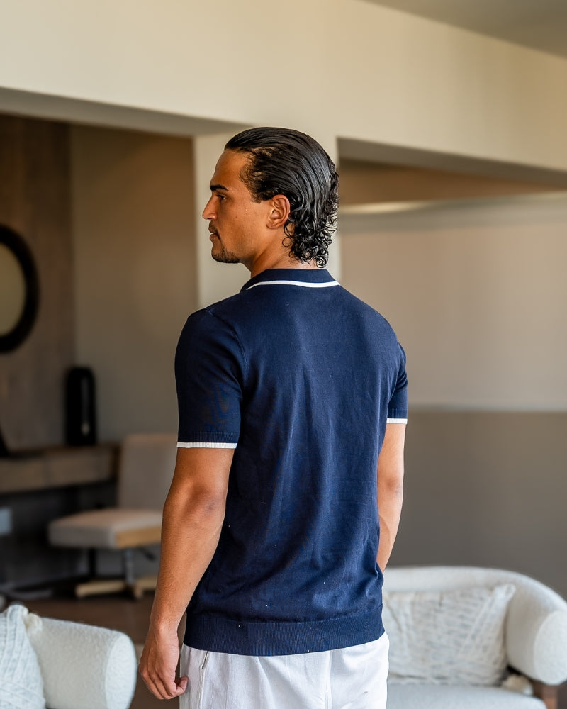 Monaco Edge Polo - Iron & Oak