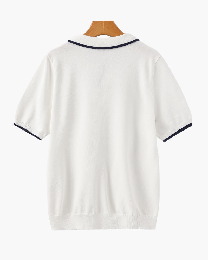 Monaco Edge Polo - Iron & Oak
