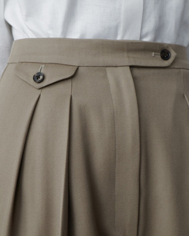 Woolen Oversized Pantalon - Iron & Oak