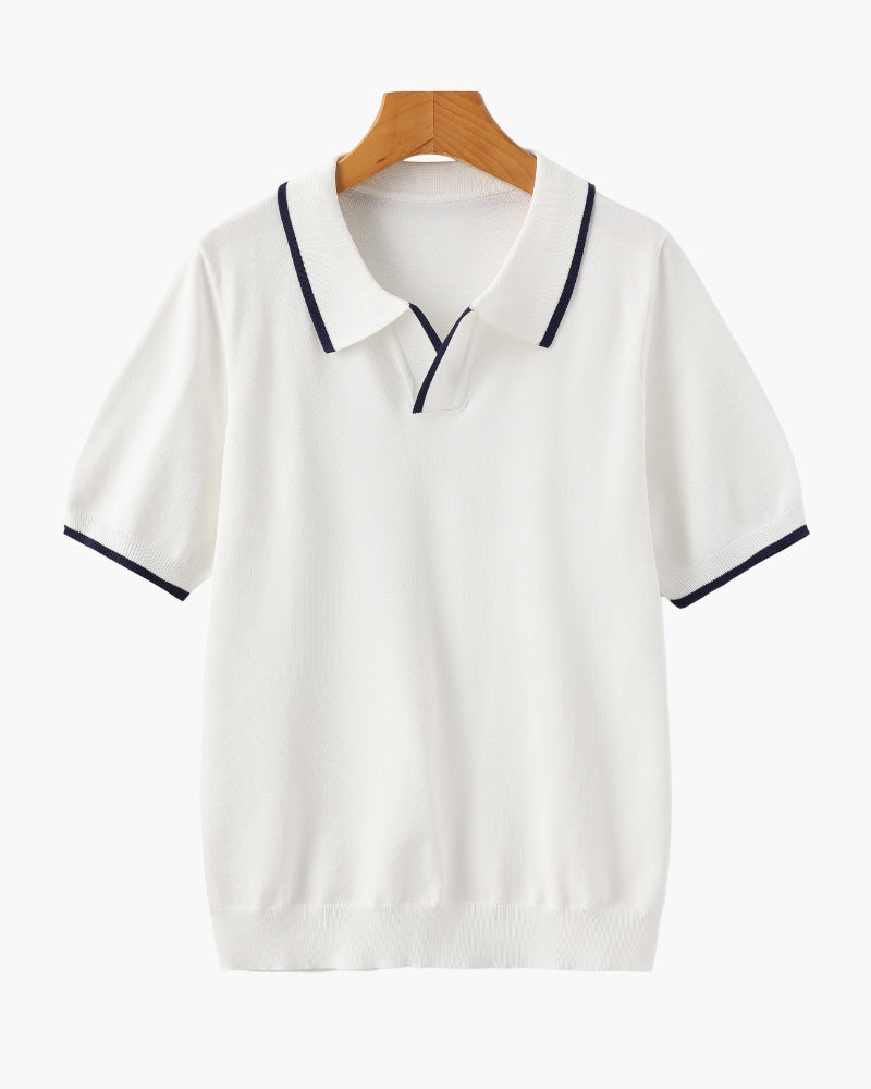 Monaco Edge Polo - Iron & Oak