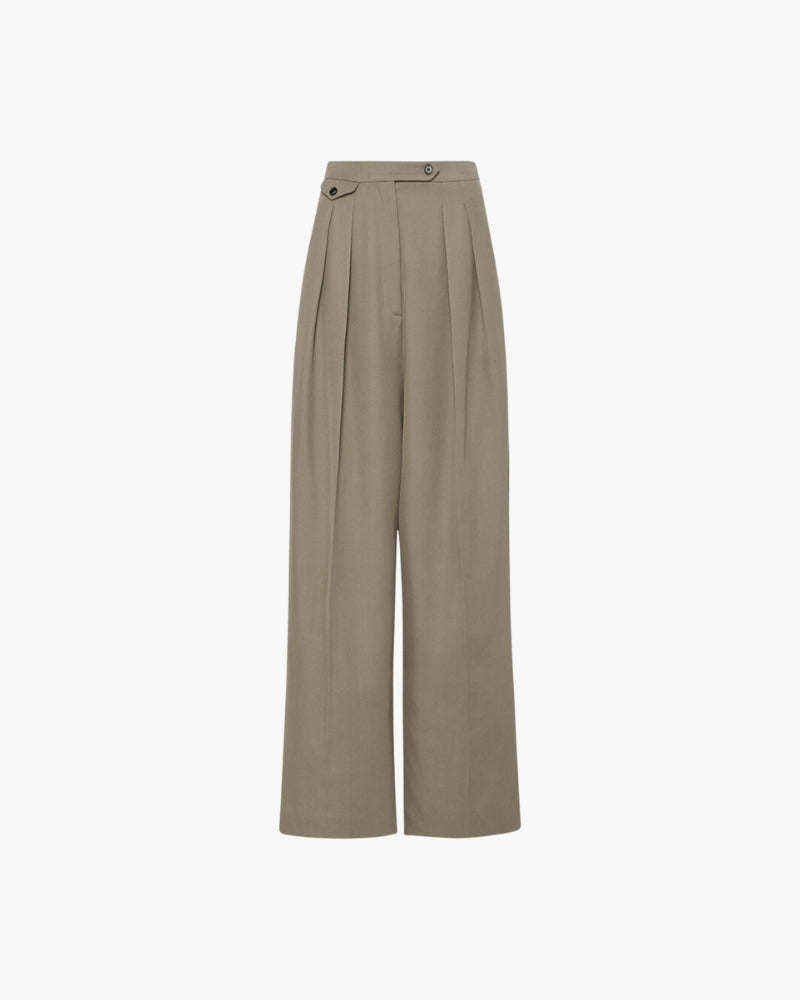 Woolen Oversized Pantalon - Iron & Oak