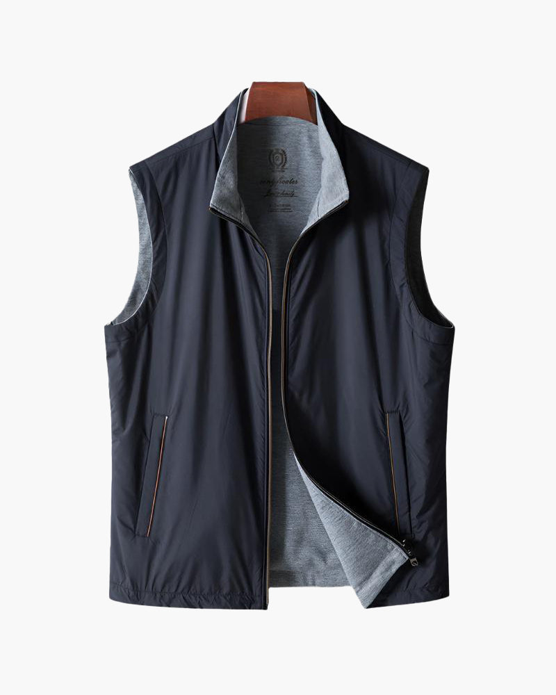 Slim Cut Fleece Bodywarmer - Iron & Oak