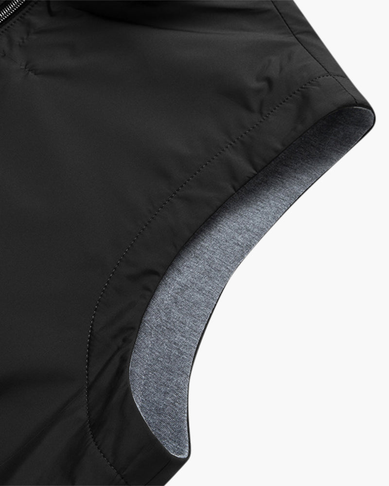 Slim Cut Fleece Bodywarmer - Iron & Oak