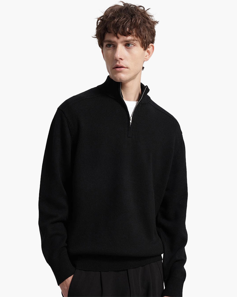 100% Merino Wool Zip Up - Iron & Oak