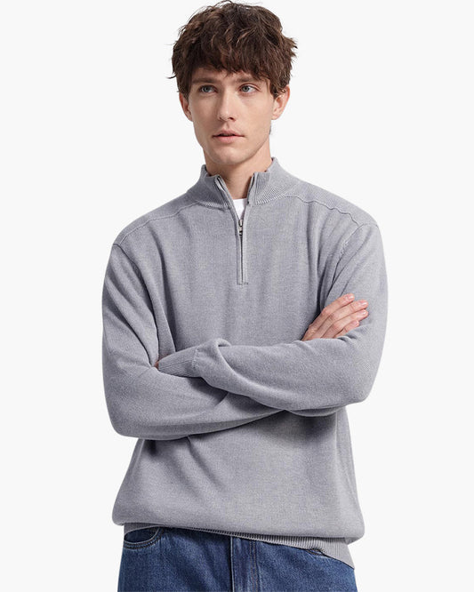 100% Merino Wool Zip Up - Iron & Oak