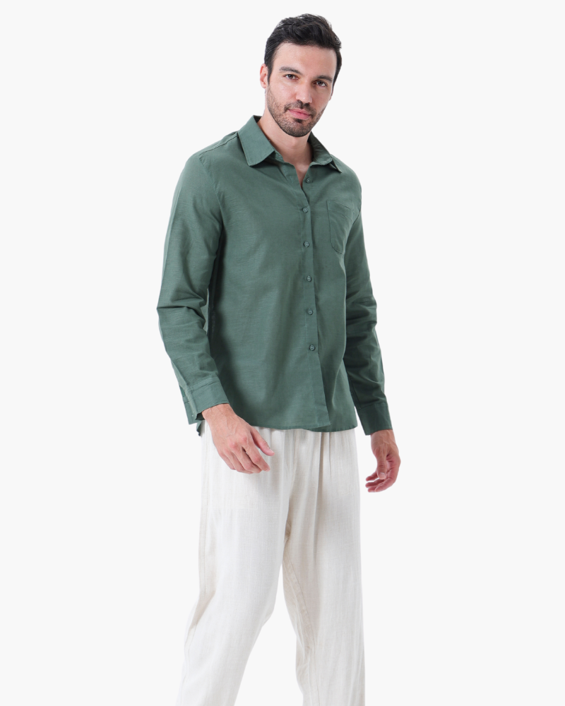 Linen Combo (Longsleeve) - Iron & Oak