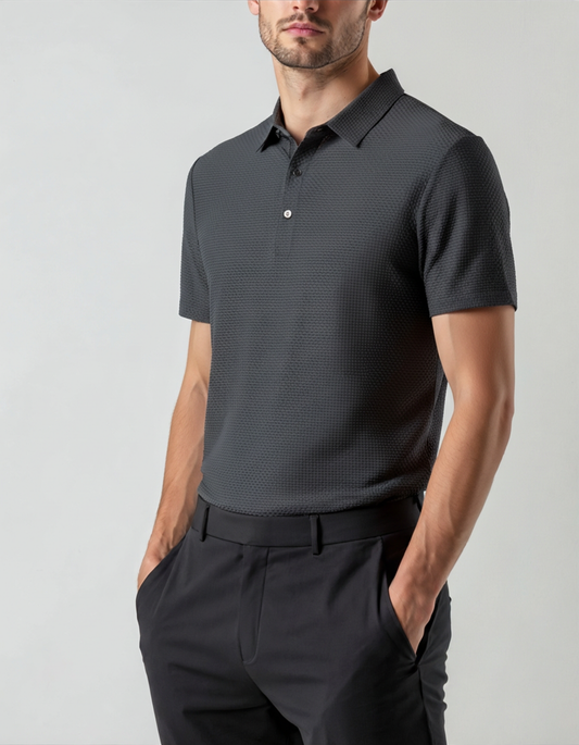 Prestigio Silk Polo (Anti-Wrinkle) - Iron & Oak