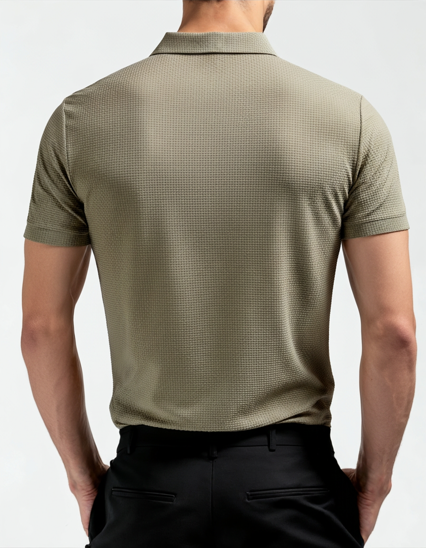 Prestigio Silk Polo (Anti-Wrinkle) - Iron & Oak