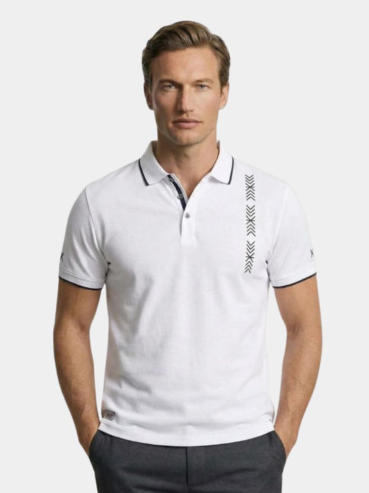 Vanguard Stitch Polo - Iron & Oak