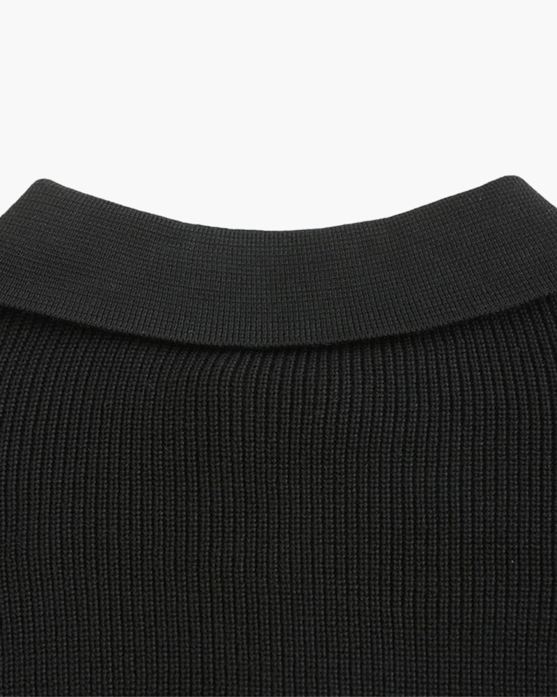 Cesare Half Zip Sweater - Iron & Oak