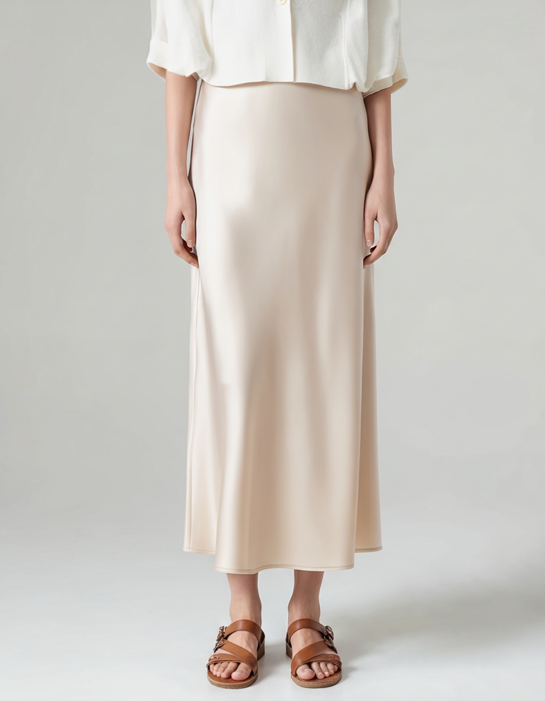 Silk Skirt - Iron & Oak