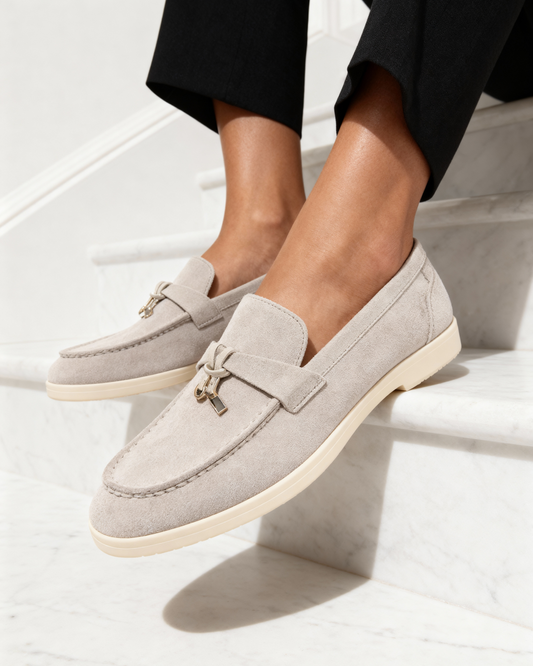 Suede Lady Loafers - Iron & Oak