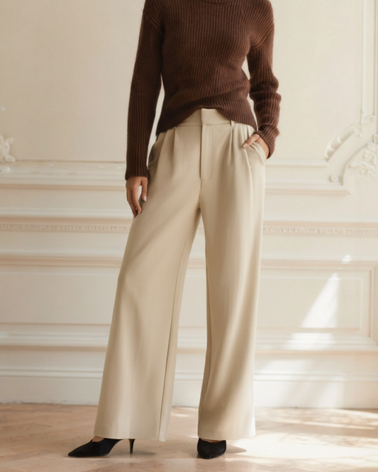 Serena Wide-Leg Trousers - Iron & Oak