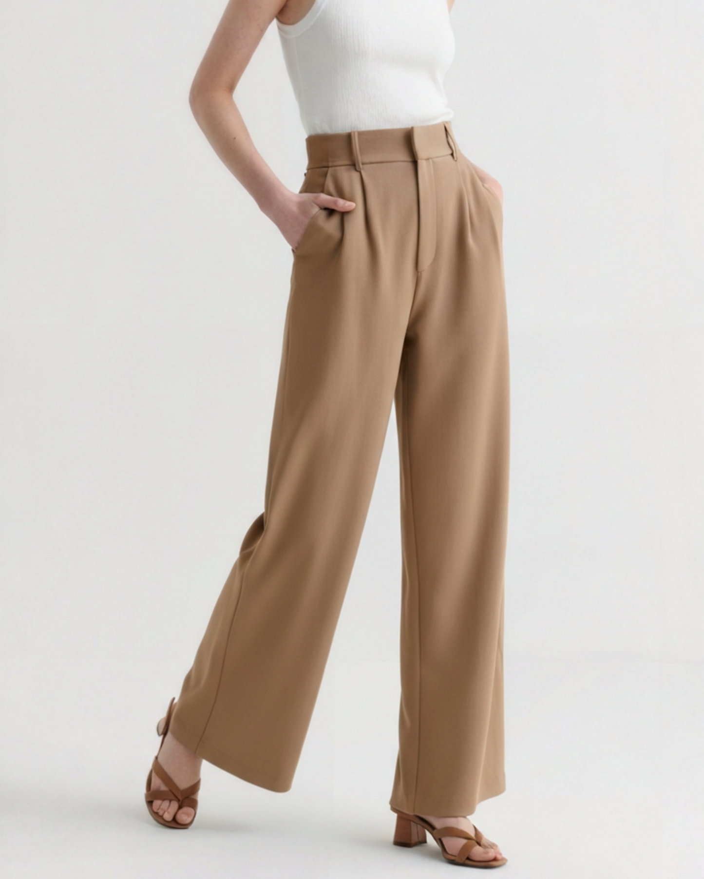 Serena Wide-Leg Trousers - Iron & Oak