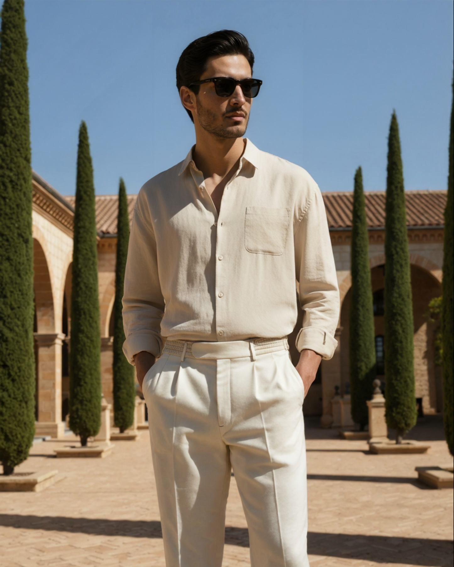 Cape Town - 100% Linen Shirt - Iron & Oak