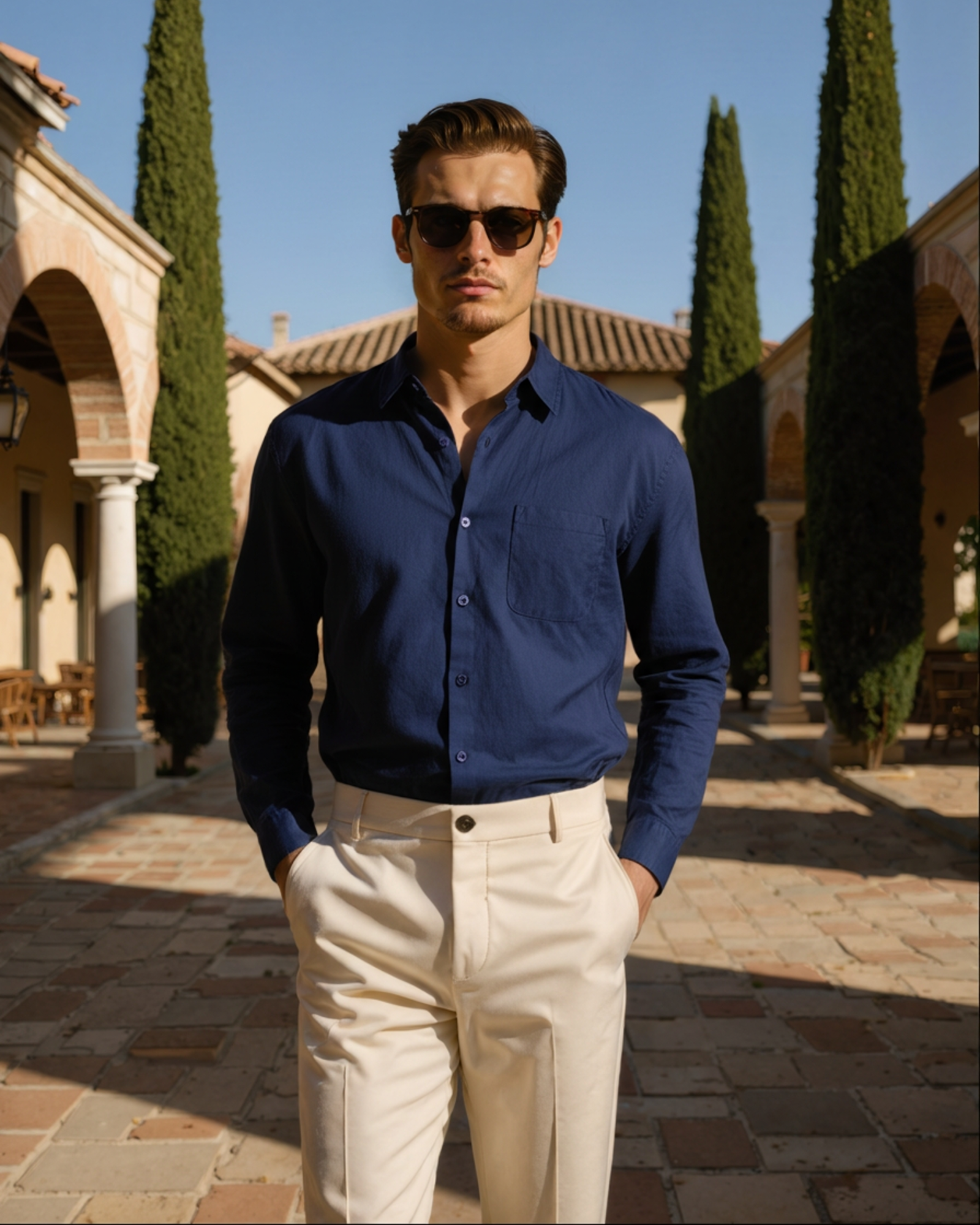Cape Town - 100% Linen Shirt - Iron & Oak
