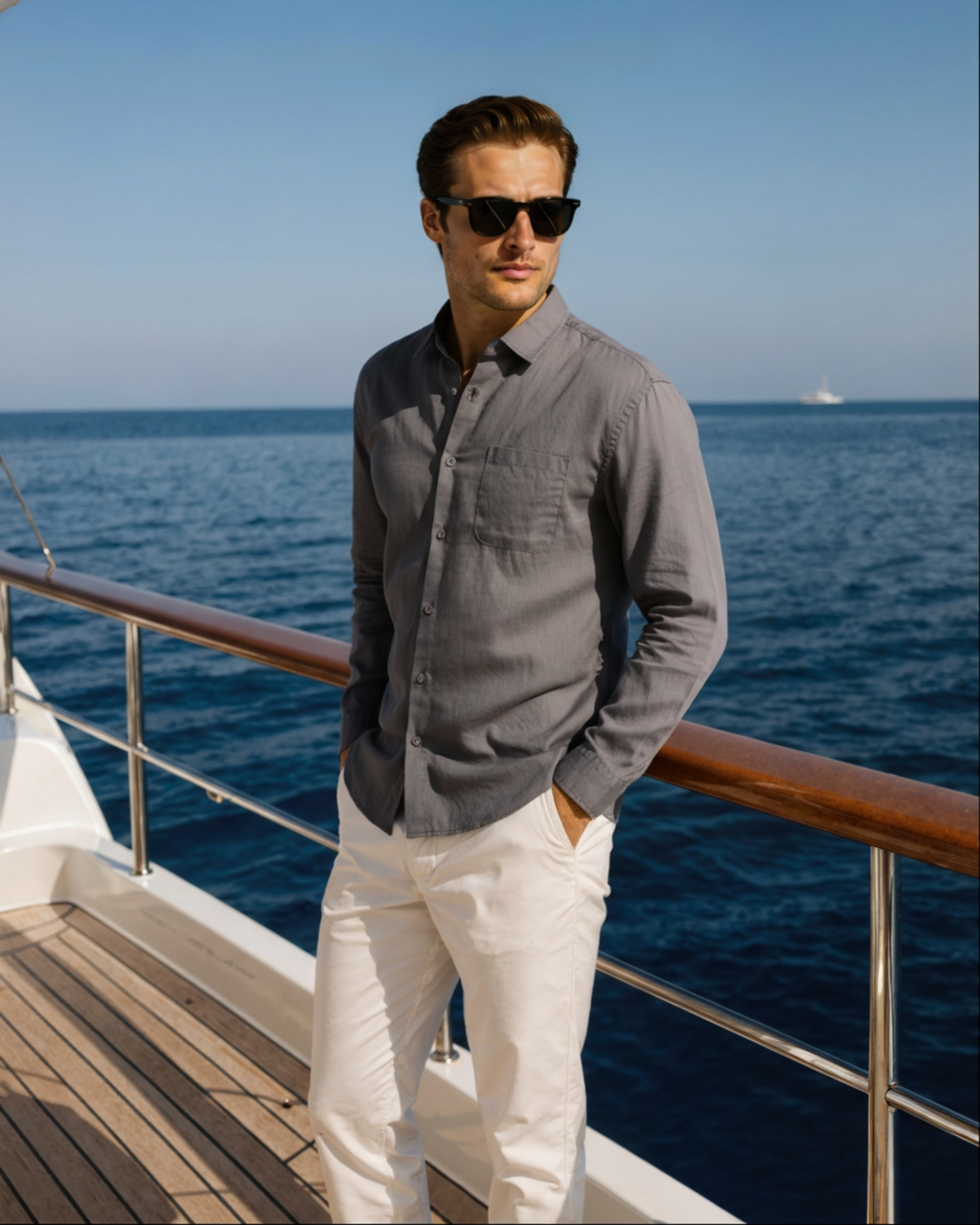 Cape Town - 100% Linen Shirt - Iron & Oak