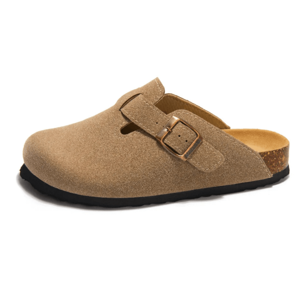 Suede Clog - Sand | Iron & Oak