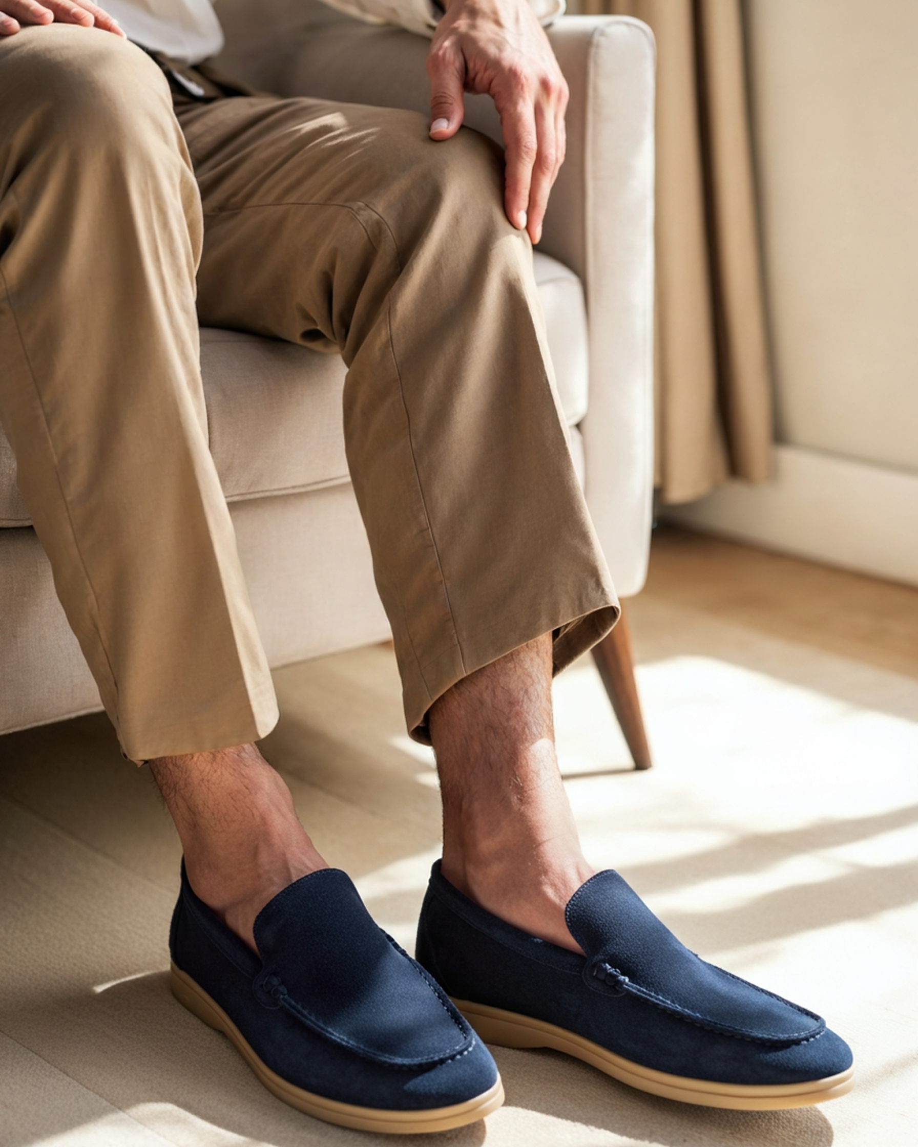 Premium Suede Loafers - Iron & Oak
