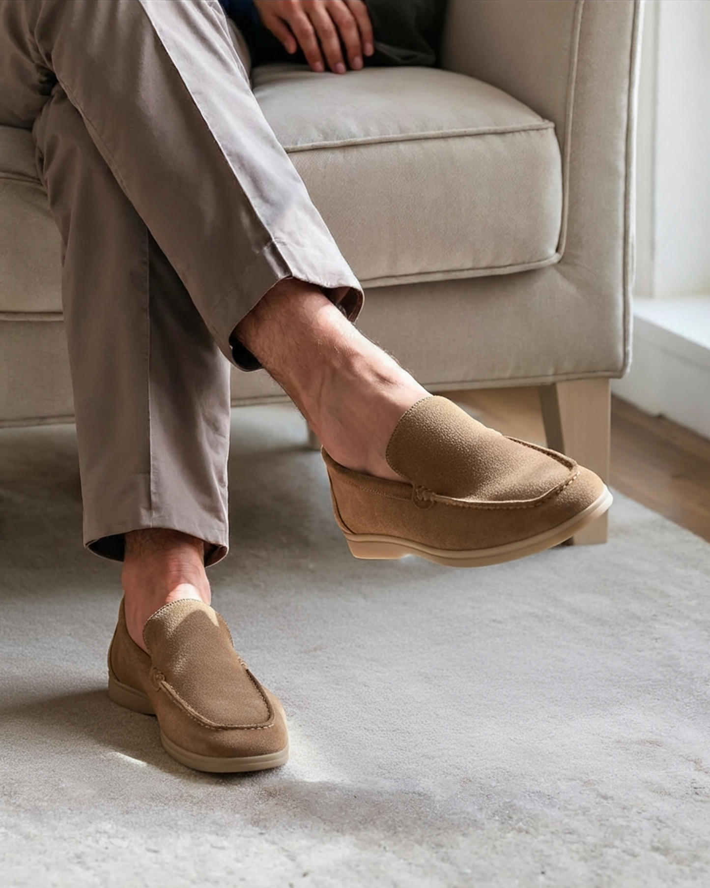 Premium Suede Loafers - Iron & Oak
