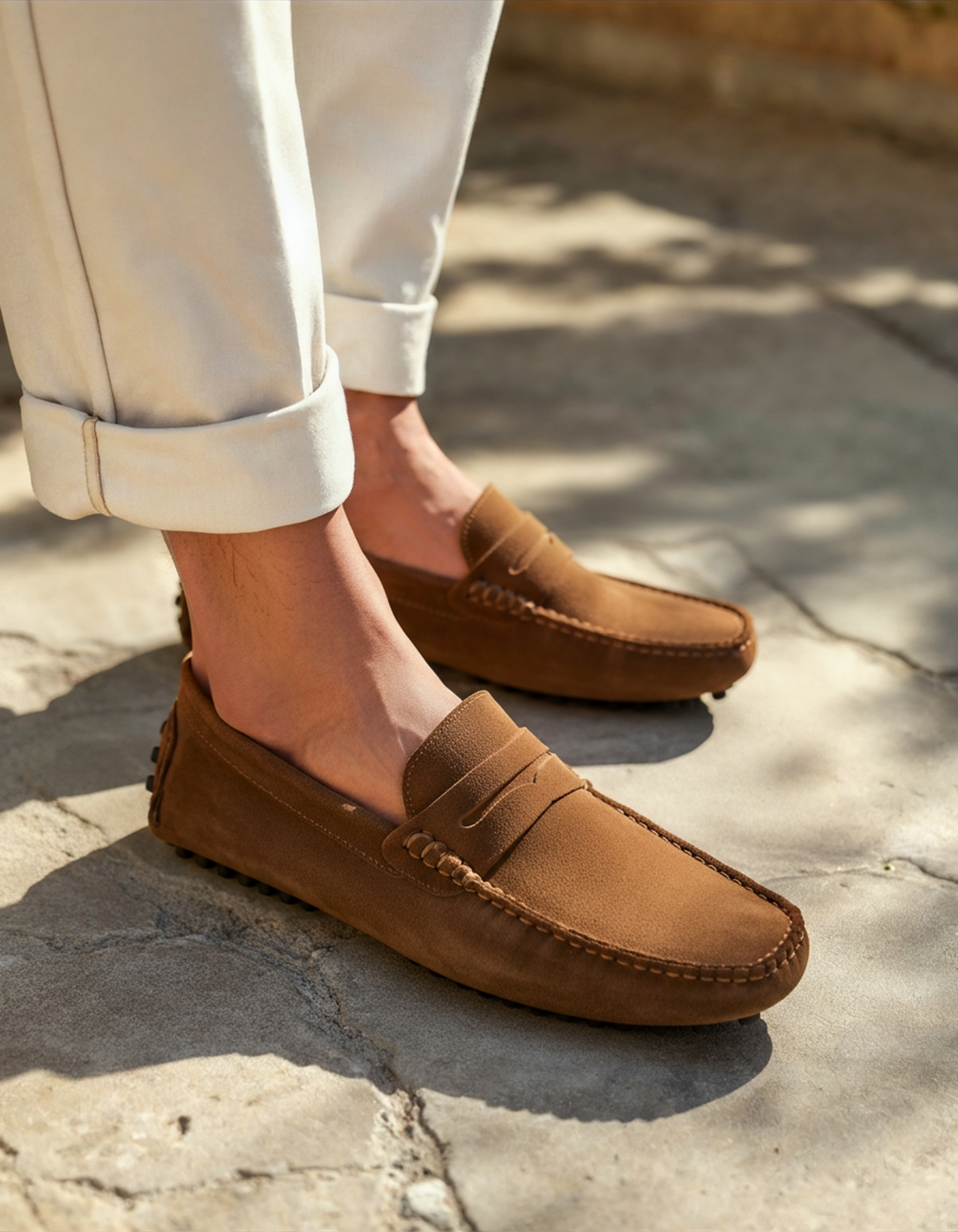 Suede Driver Loafers - Iron & Oak