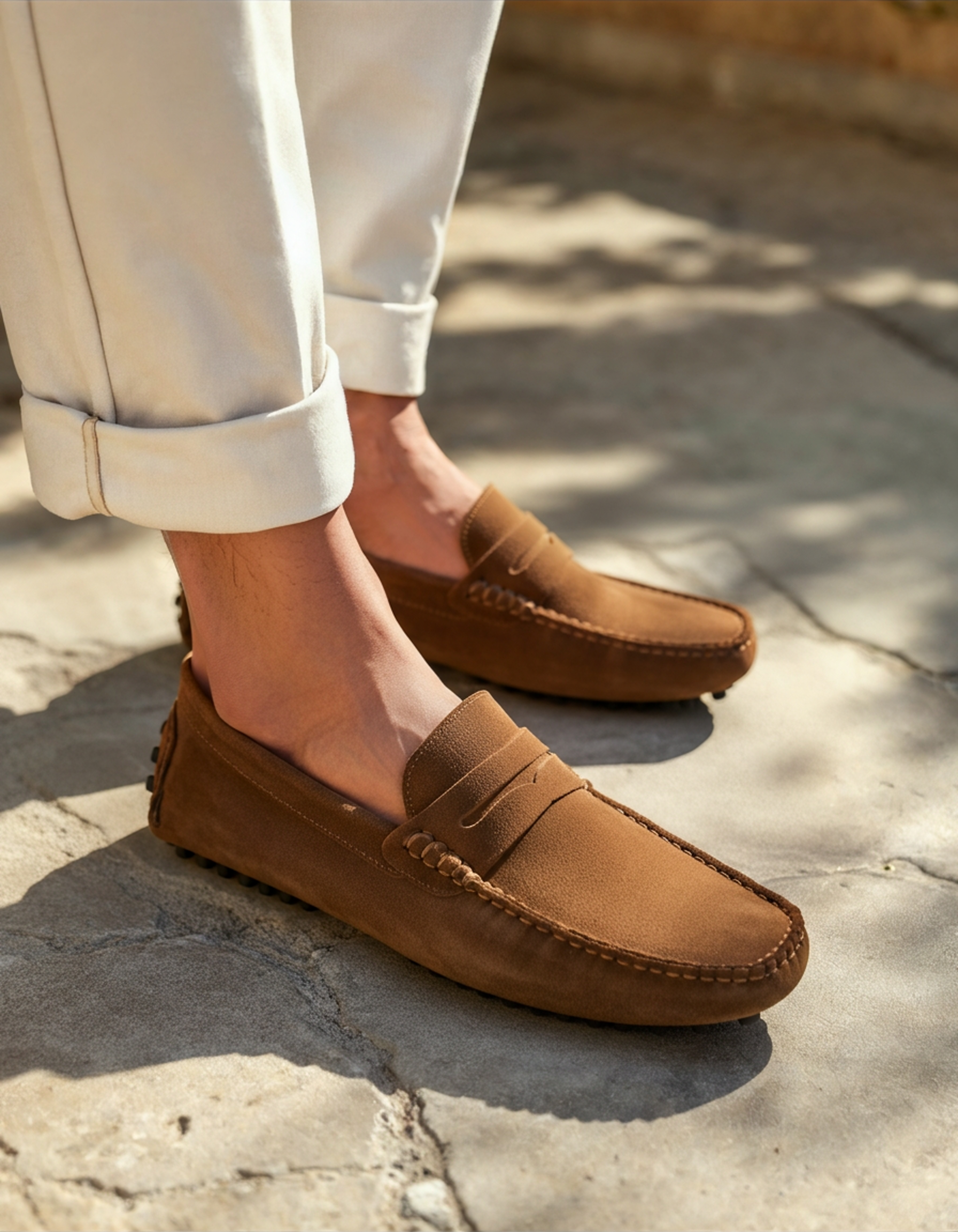 Suede Driver Loafers - Iron & Oak