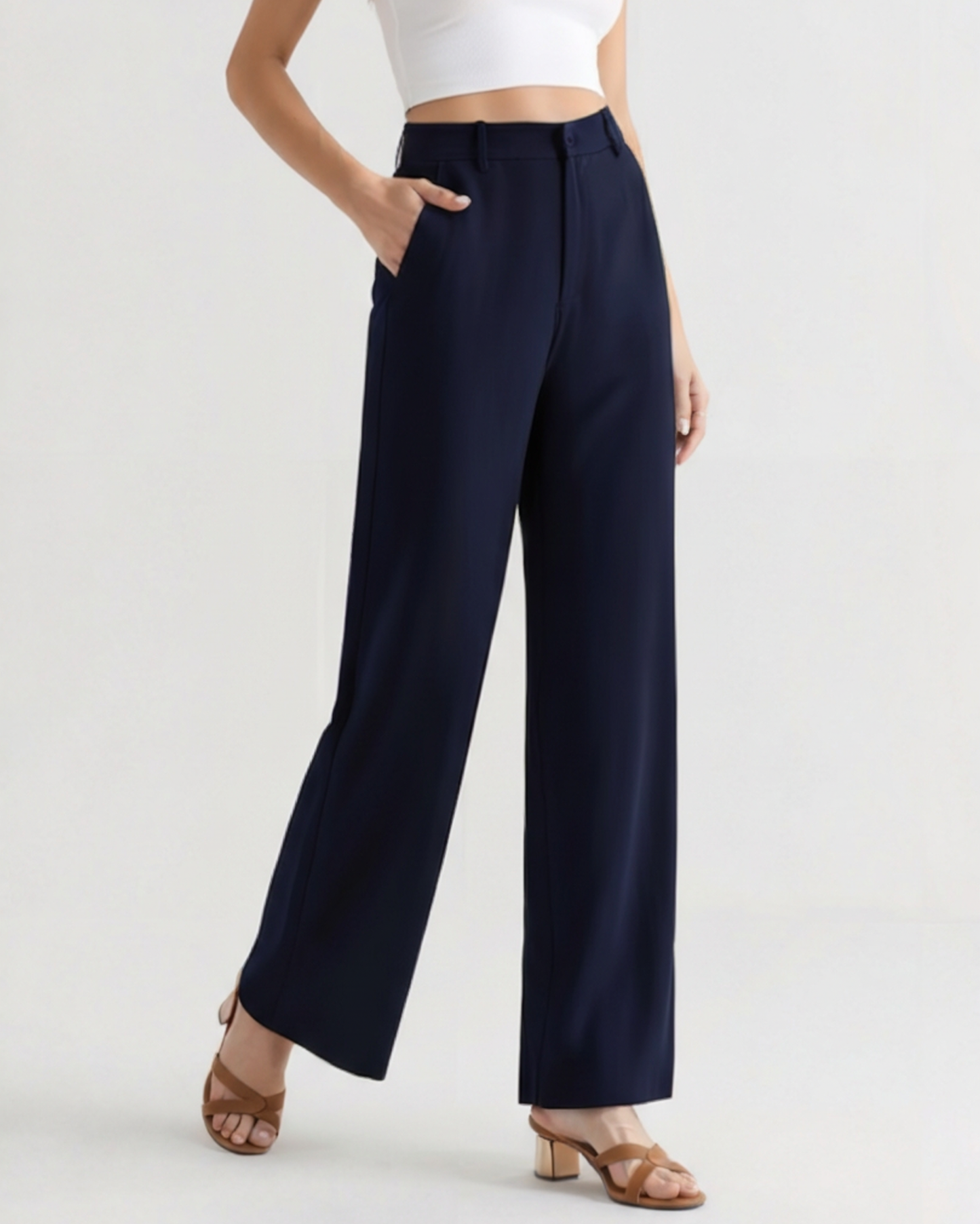 Serena Wide-Leg Trousers - Iron & Oak