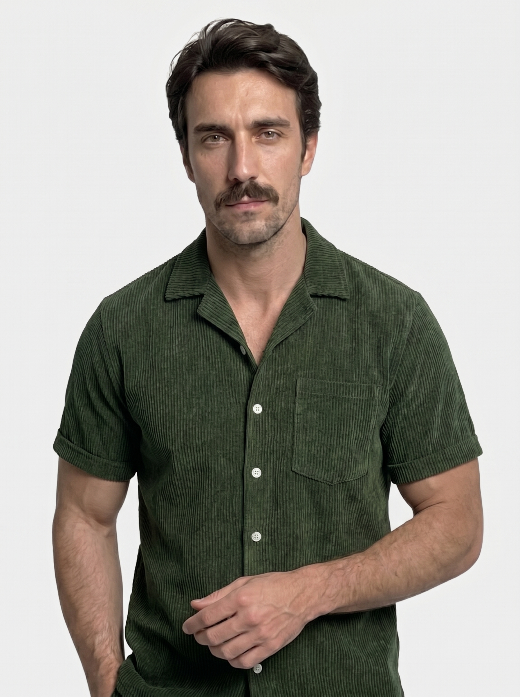 Summer Corduroy Set Shorts and Shirt - Iron & Oak