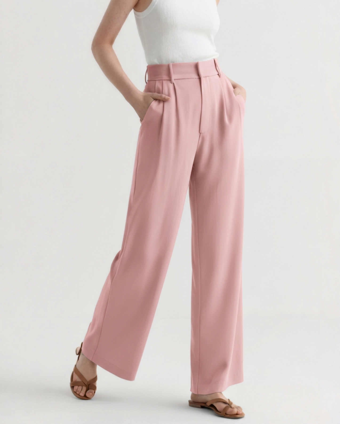 Serena Wide-Leg Trousers - Iron & Oak