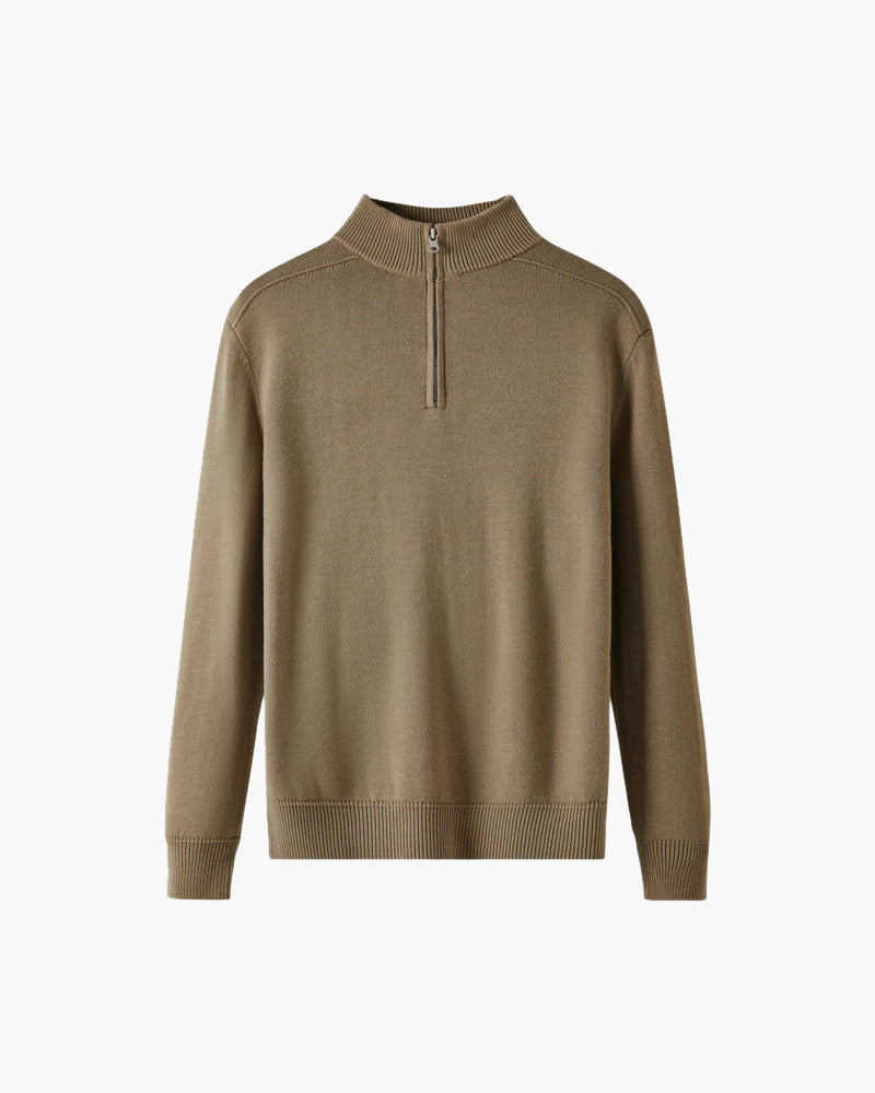 100% Merino Wool Zip Up - Iron & Oak