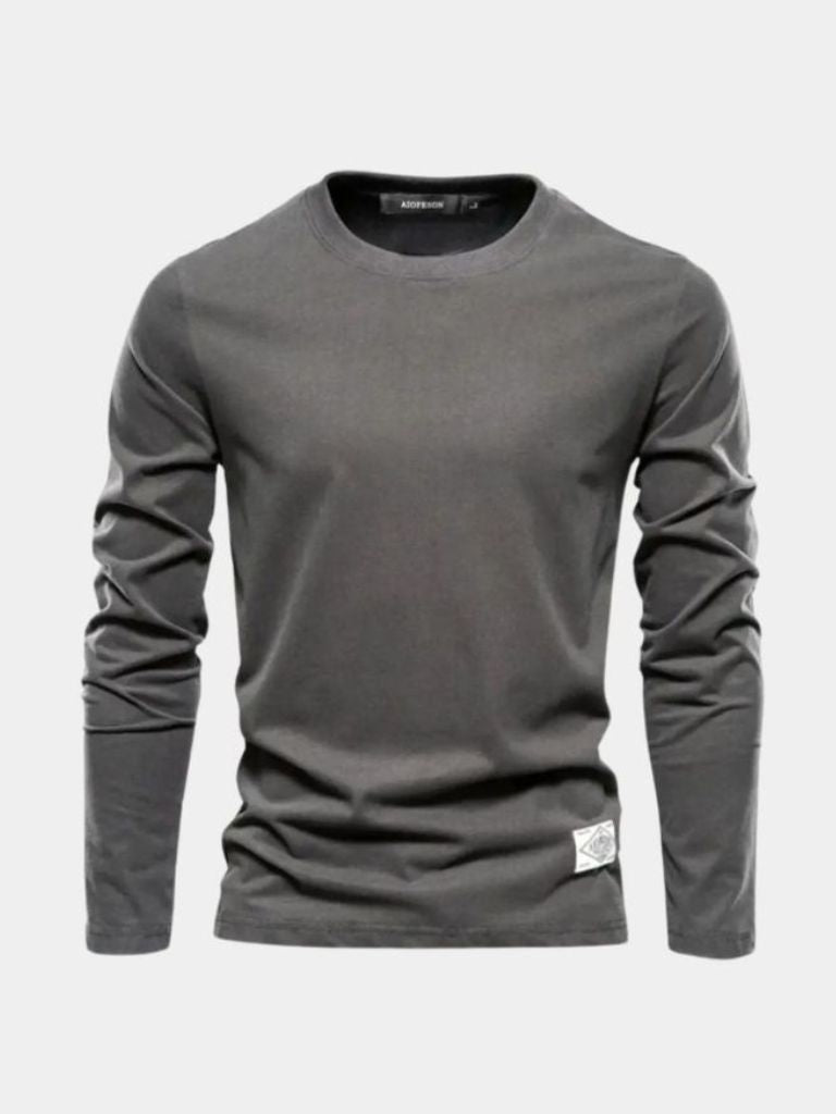 Slim Fit Long Sleeve T-Shirt - Iron & Oak