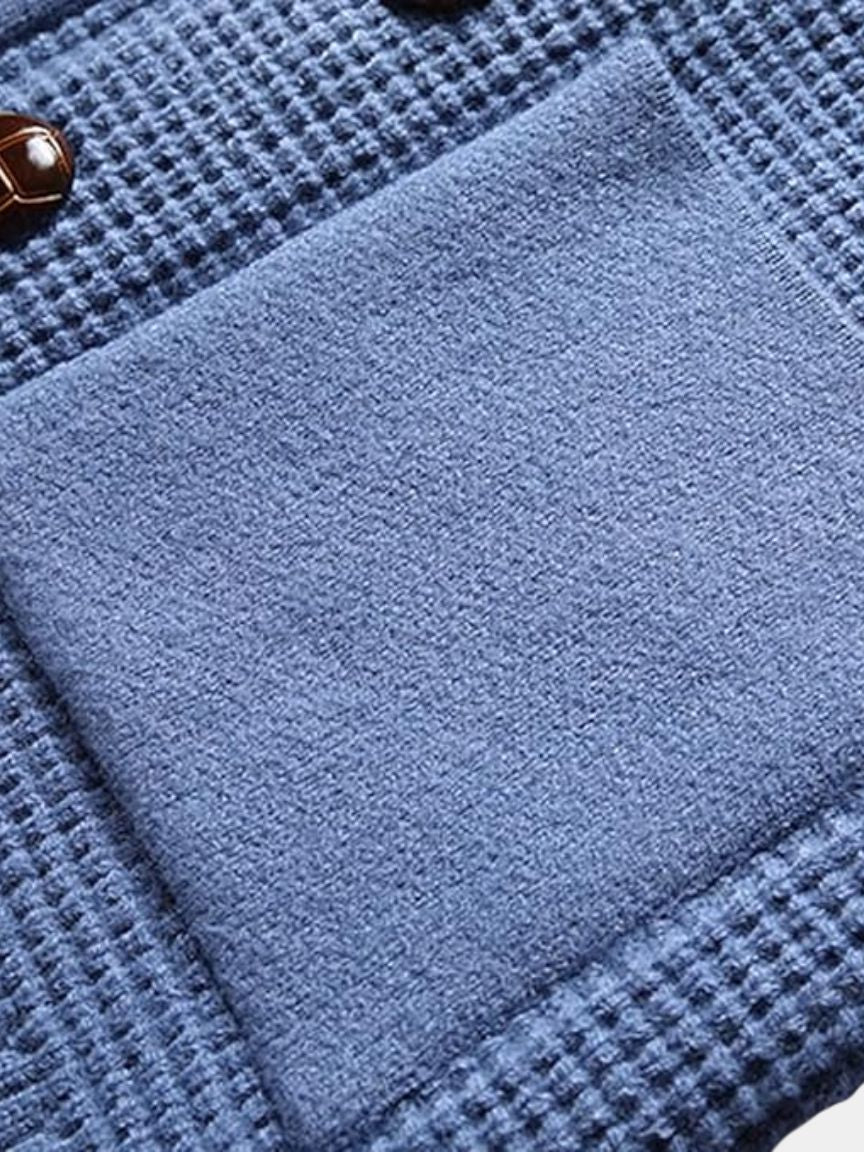 Sophisticated Winter Wool Cardigan - Iron & Oak