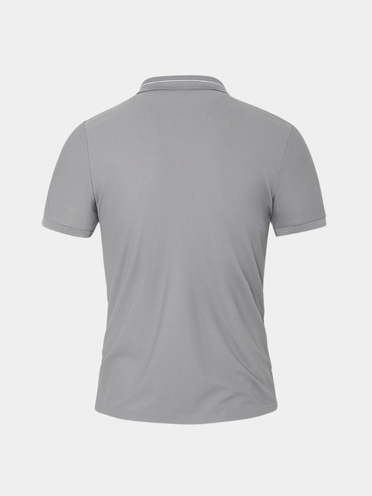Steel Grey Polo - Iron & Oak