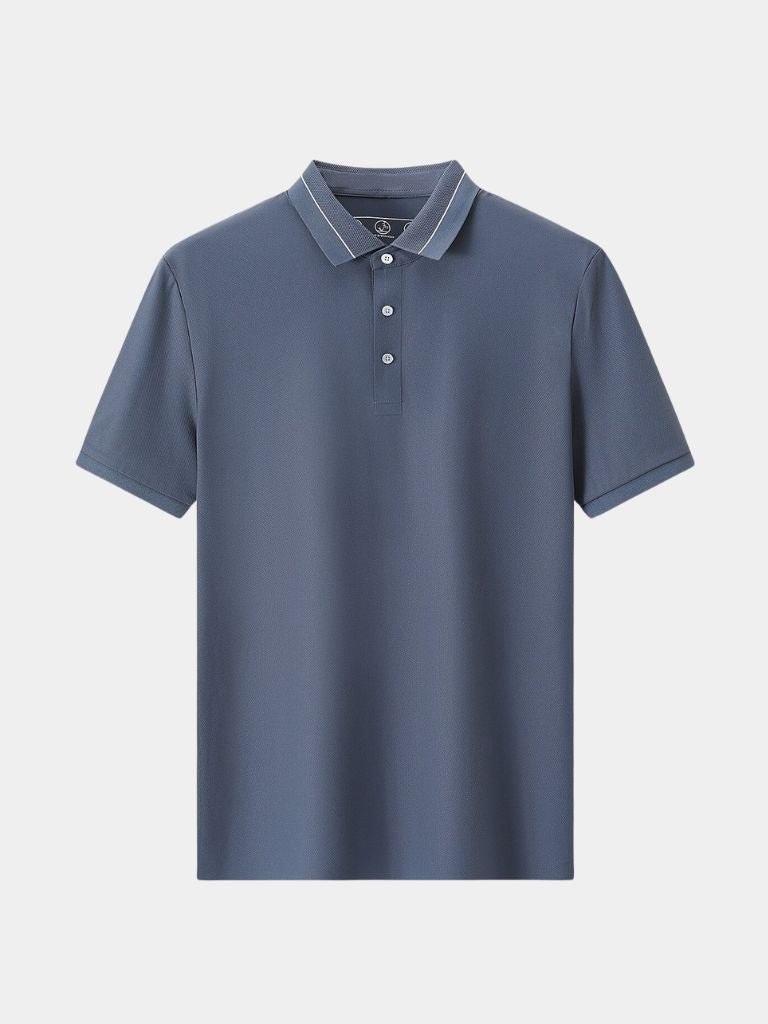 Steel Grey Polo - Iron & Oak