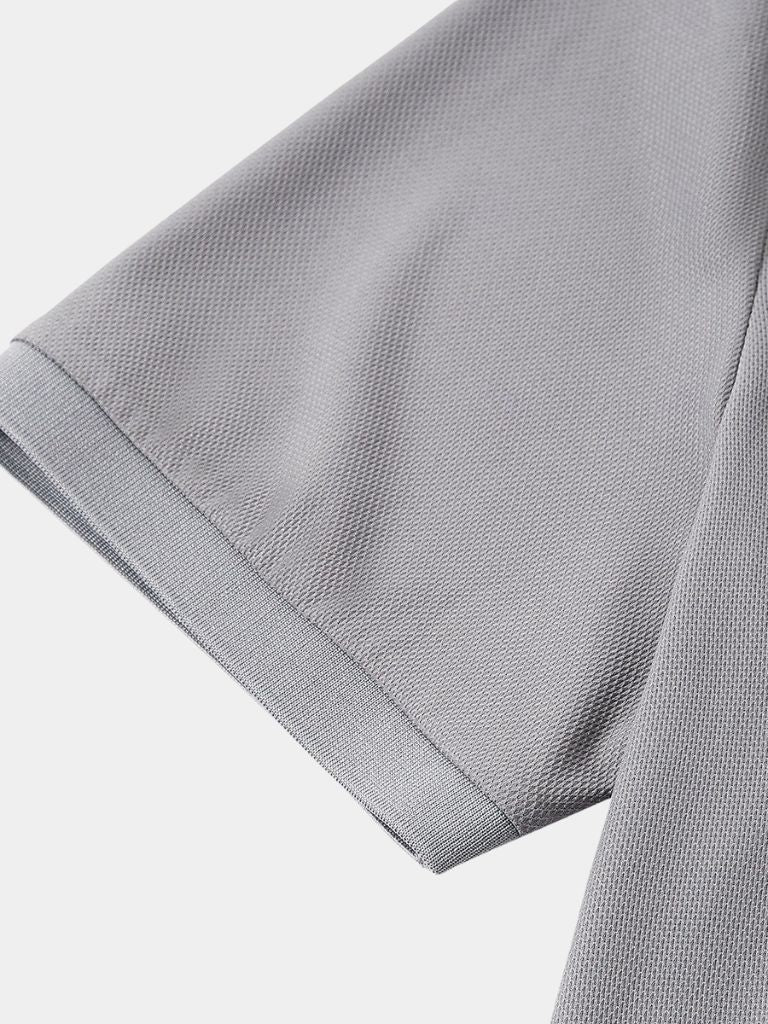 Steel Grey Polo - Iron & Oak