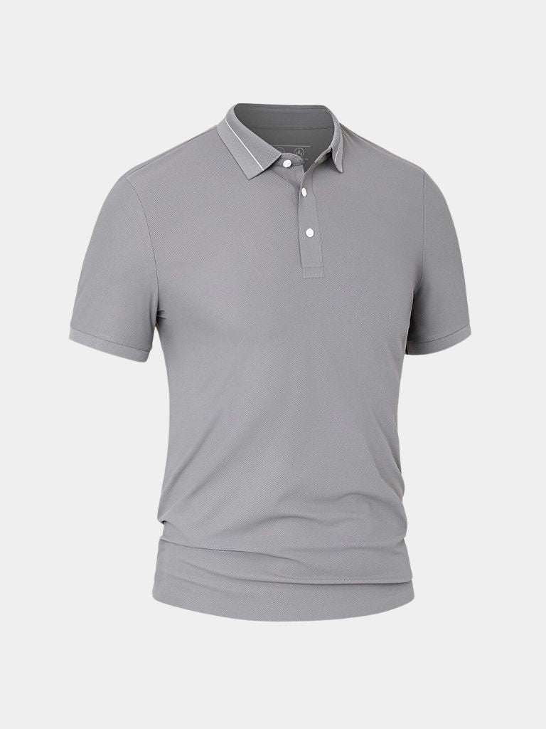 Steel Grey Polo - Iron & Oak