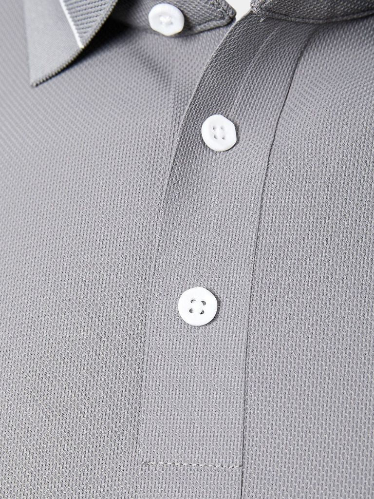 Steel Grey Polo - Iron & Oak