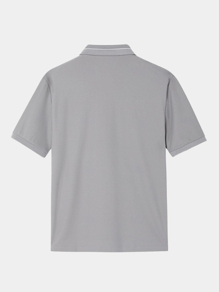 Steel Grey Polo - Iron & Oak