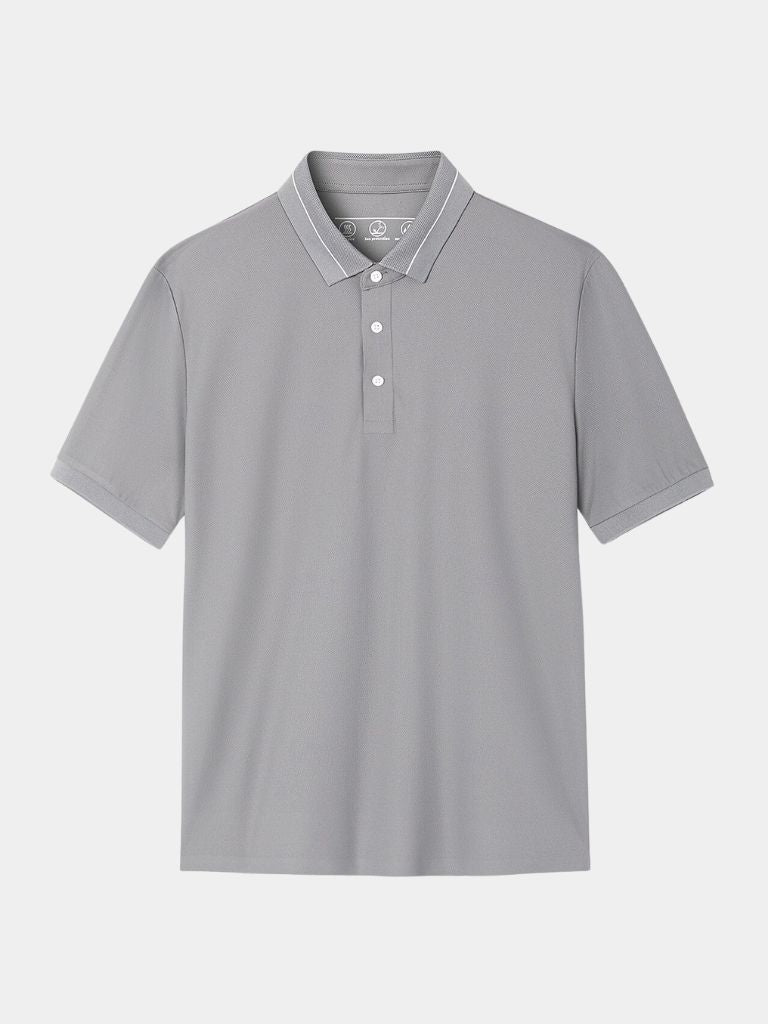 Steel Grey Polo - Iron & Oak