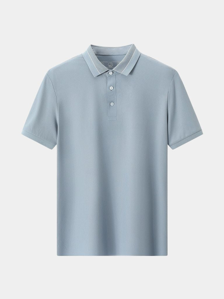 Steel Grey Polo - Iron & Oak