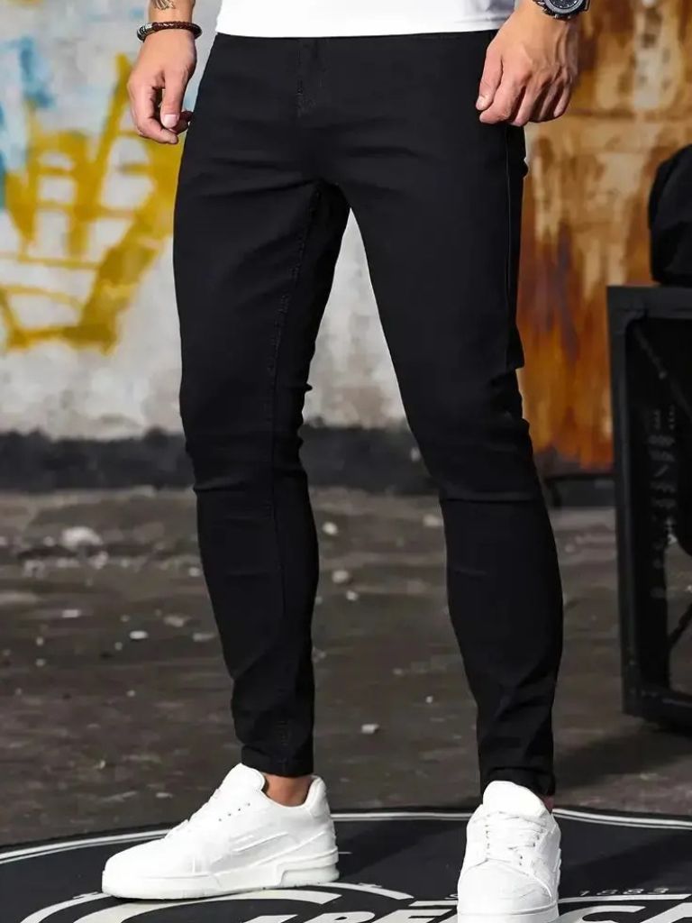 Stretchy Skinny Denim Jeans Trousers - Iron & Oak
