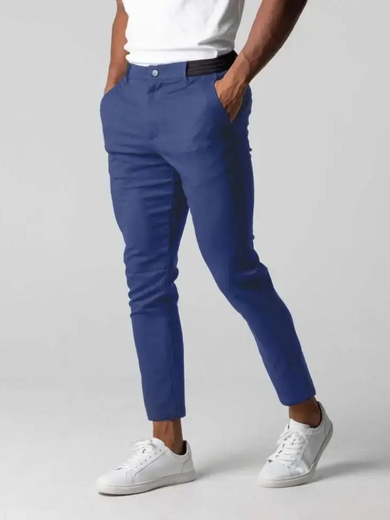 Stretchy Slim Trousers - Iron & Oak