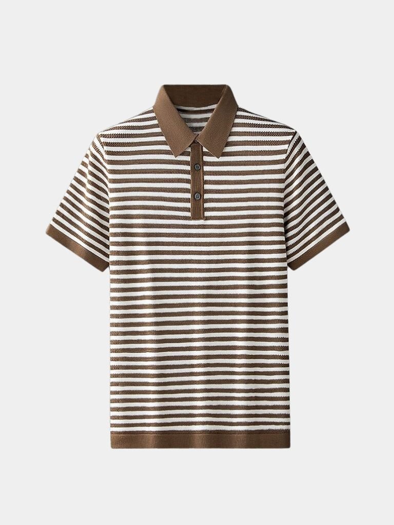 Stripe Class Polo - Iron & Oak