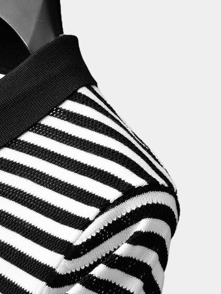 Stripe Class Polo - Iron & Oak