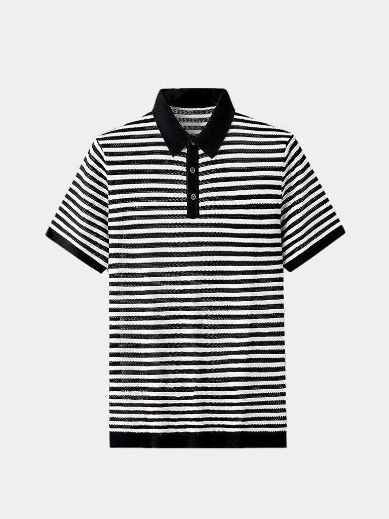 Stripe Class Polo - Iron & Oak