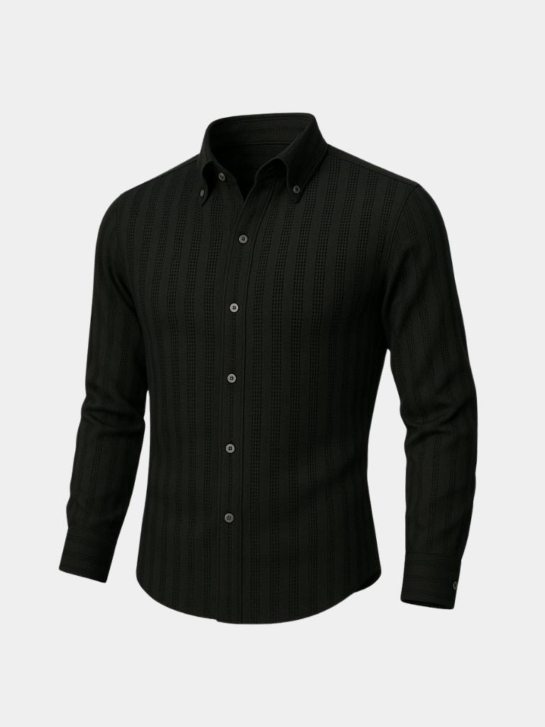 Striped Button Down Seersucker Shirt - Iron & Oak